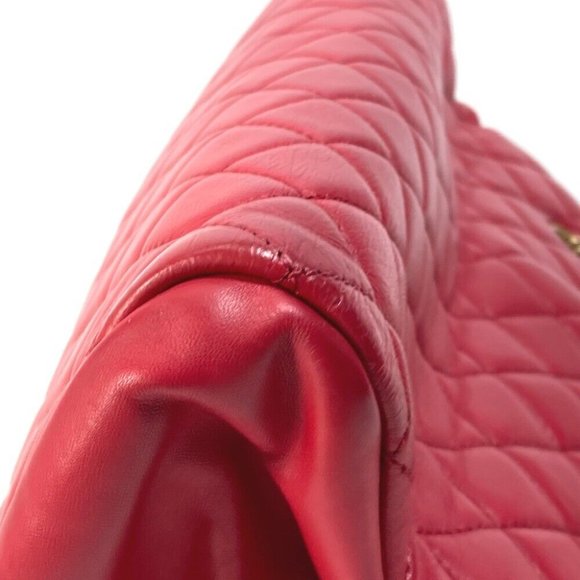 CHANEL CC CC Mark Matelasse Quilted Mini Boston Bag Double Chain Shoulder Bag - Picture 8 of 16